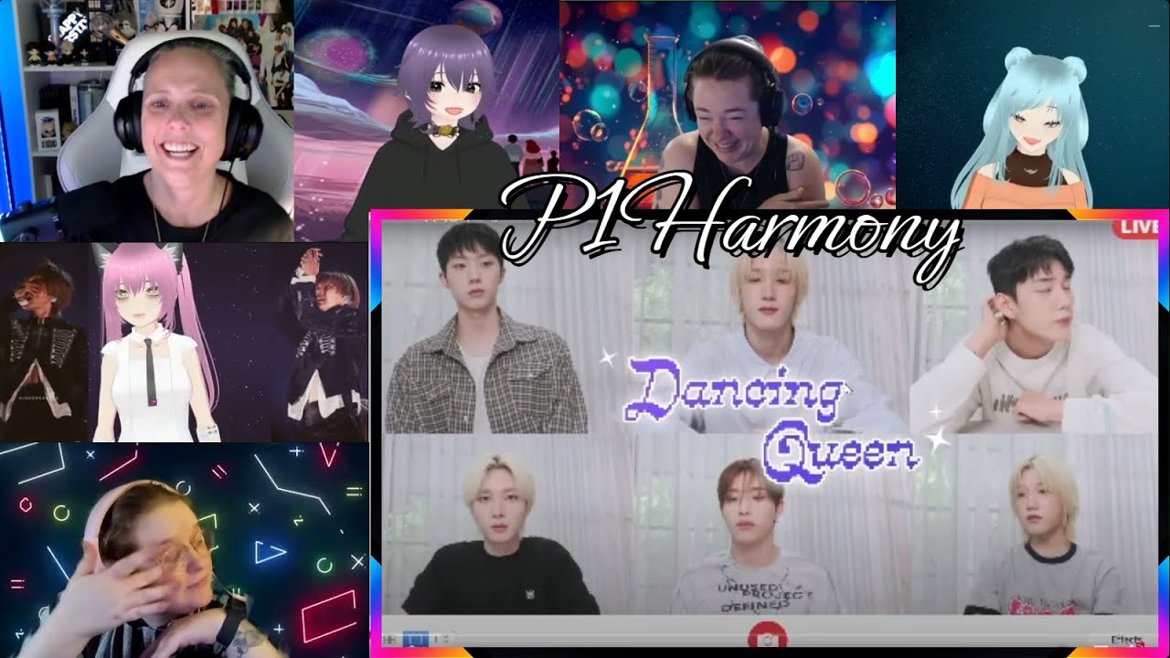 P1Harmony (피원하모니) - 'Dancing Queen' LYRIC VIDEO Reaction #p1harmony #kpop #piwon #reaction