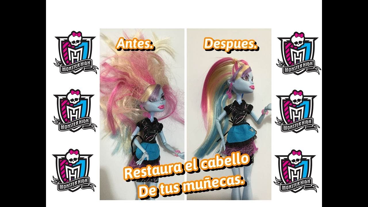 COMO RESTAURAR EL CABELLO DAÑADO DE TUS MUÑECAS, ABBIE EDITION.