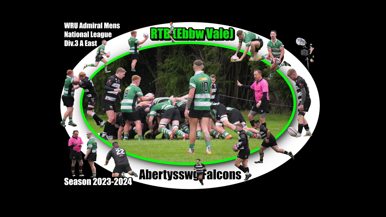 RTB (Ebbw Vale) RFC v Abertysswg Falcons RFC WRU Admiral Men's National Leagues Div.3 A East 2023-24