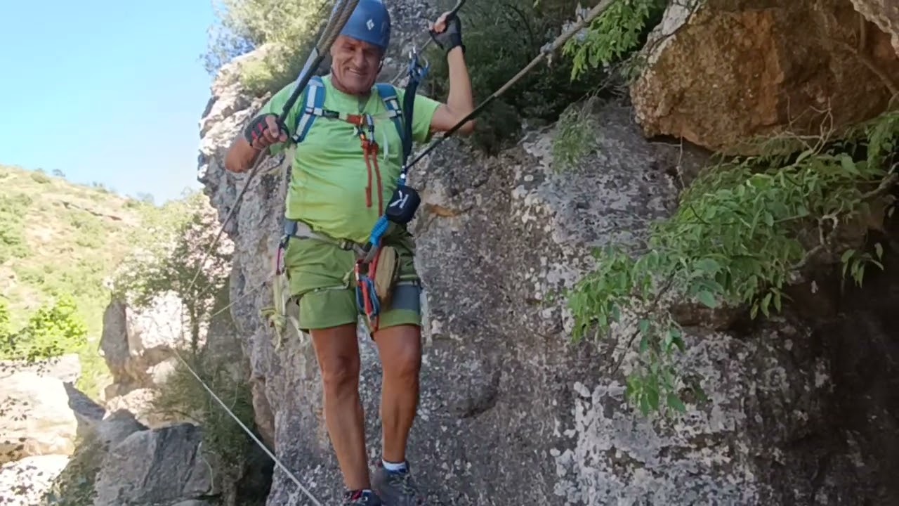 Vía ferrata Las Peñas juntas en Bierge (Huesca)