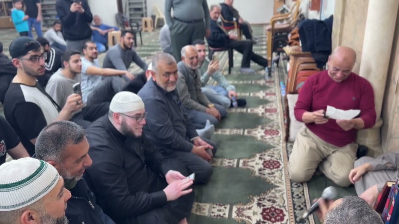 قلقيلية - وداع شهر رمضان من مسجد علي بن أبي طالب (مسجد السوق) اللهم لك الحمد أن بلغتنا شهر رمضان