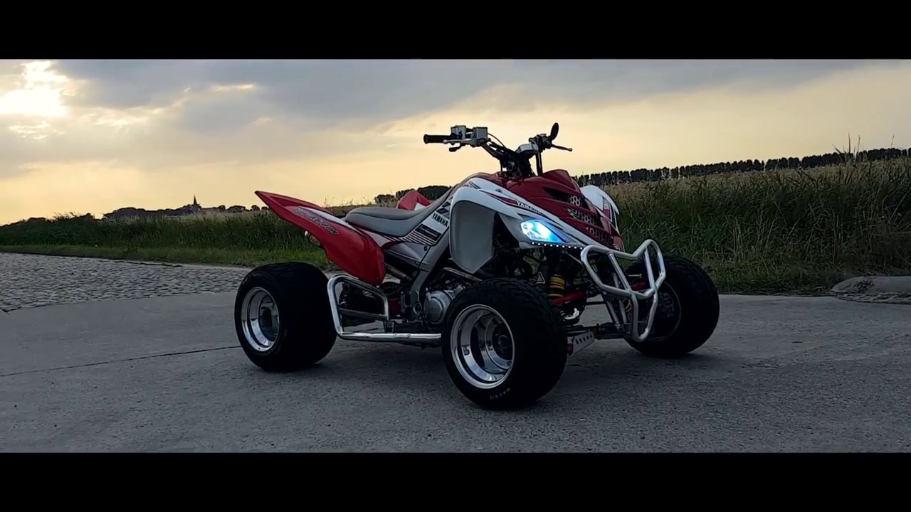 yamaha raptor 700 first drone video