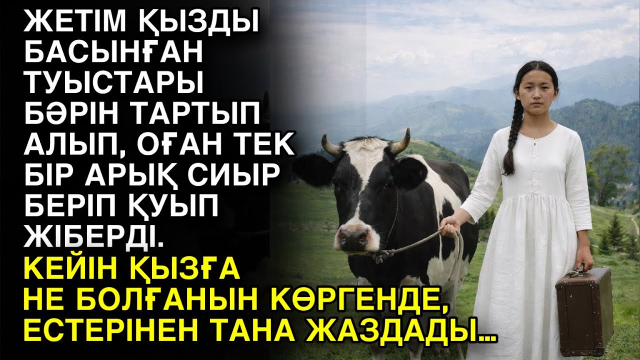 ЖЕТІМ ҚЫЗДЫ БАСЫНҒАН ТУЫСТАРЫ БӘРІН ТАРТЫП АЛЫП, ОҒАН ТЕК БІР АРЫҚ СИЫР БЕРІП ҚУЫП ЖІБЕРДІ. КЕЙІН…