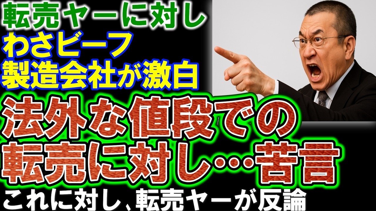 転売ヤーに対し、わさビーフ製造会社が激白「法外な値段の転売を打開するため早期生産再開を決断した」