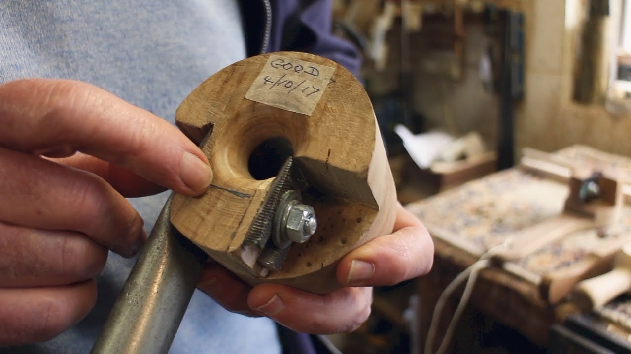 DIY Tools used in long spindle woodturning for American comb back Windsor chair