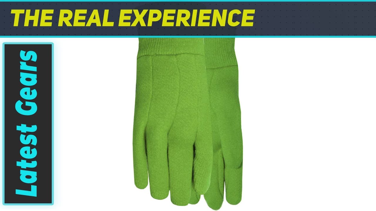 MidWest Gloves & Gear 537KGR-K-AZ-6 Kids Jersey Gloves - Best Gloves for Young Gardeners!