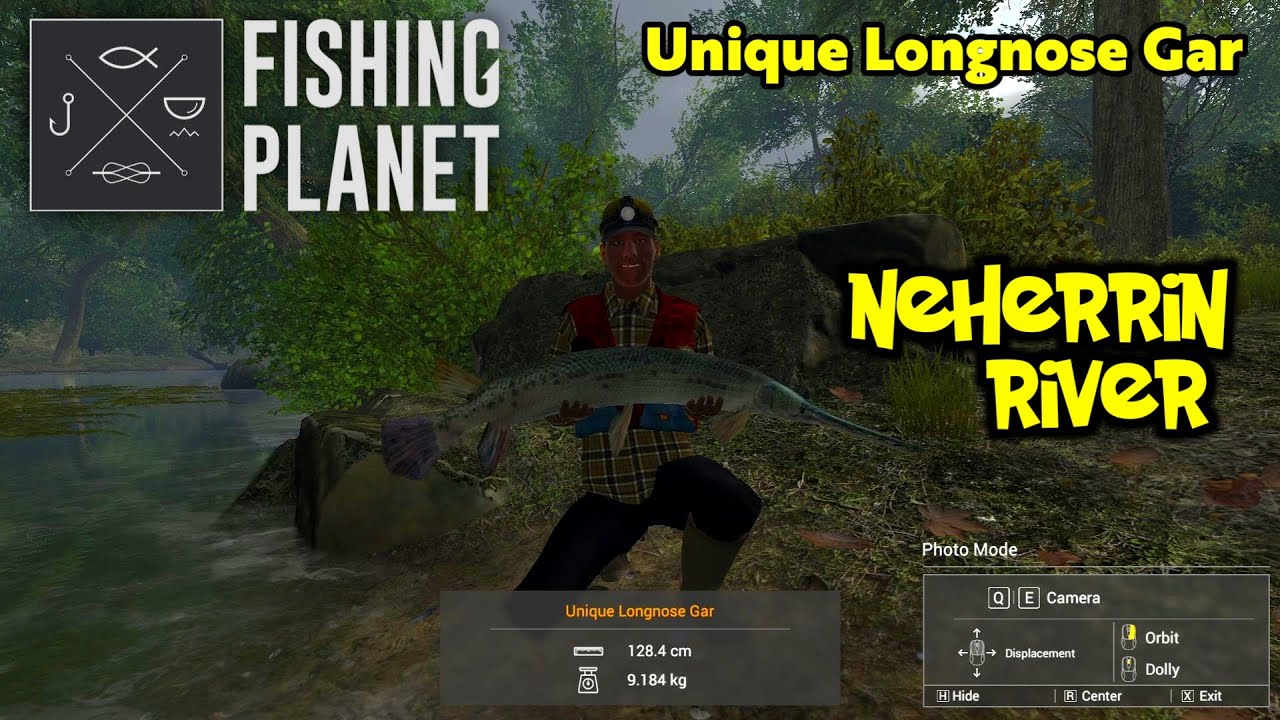 Unique Longnose Gar Neherrin River - Fishing Planet