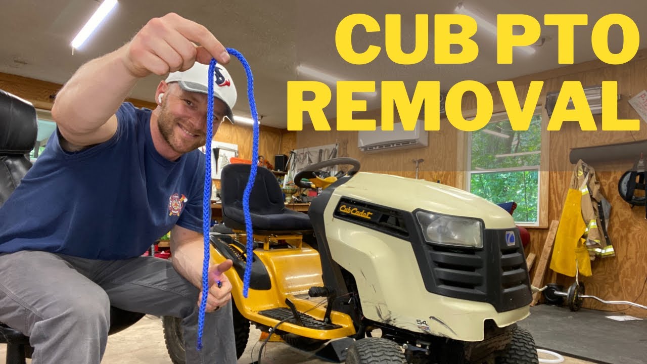 Снятие сцепления ВОМ Cub Cadet Kohler; ТРЮК С ВЕРЕВКОЙ!!!!