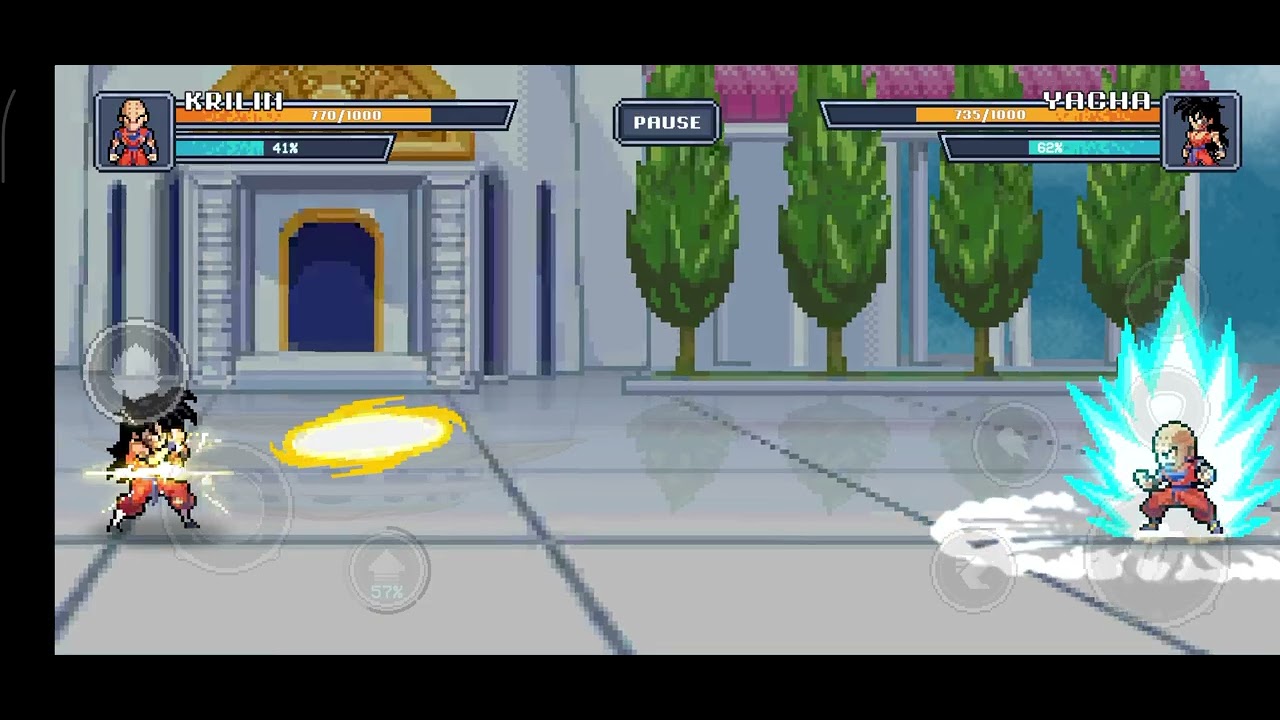 Krilin VS Yamcha. Game Legend warrior