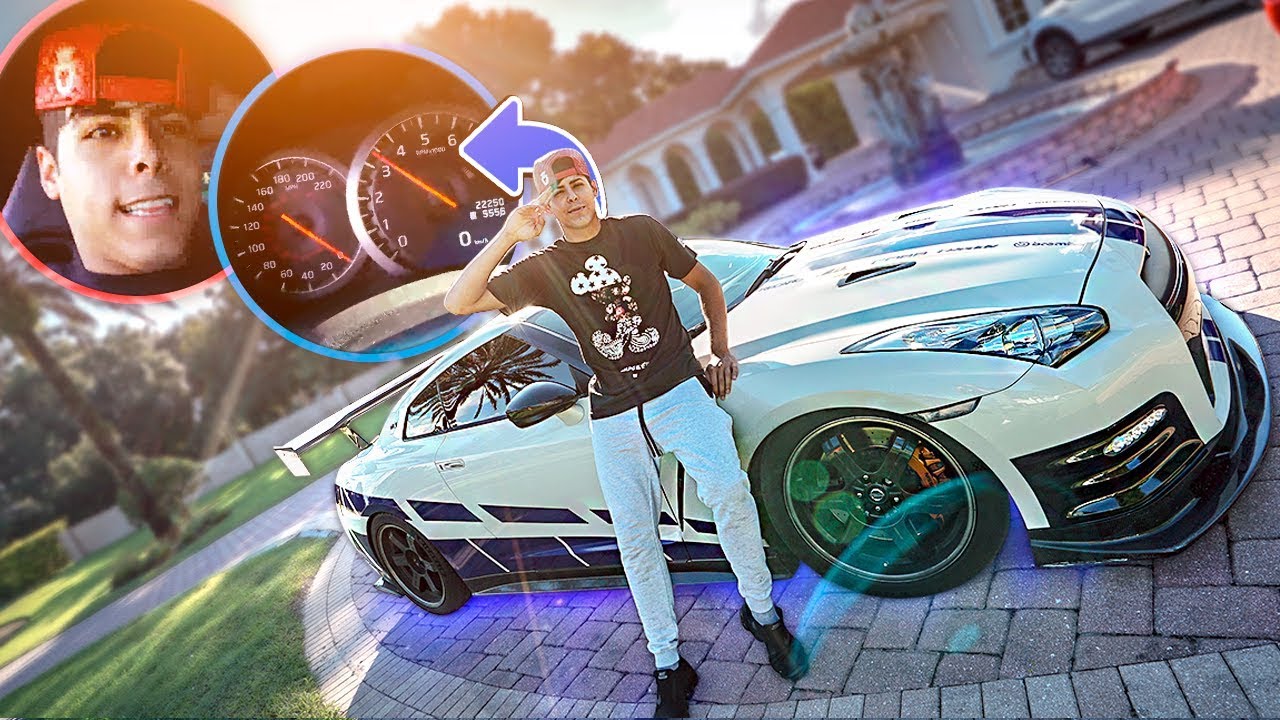 ACELERANDO UM NISSAN GTR PELA PRIMEIRA VEZ