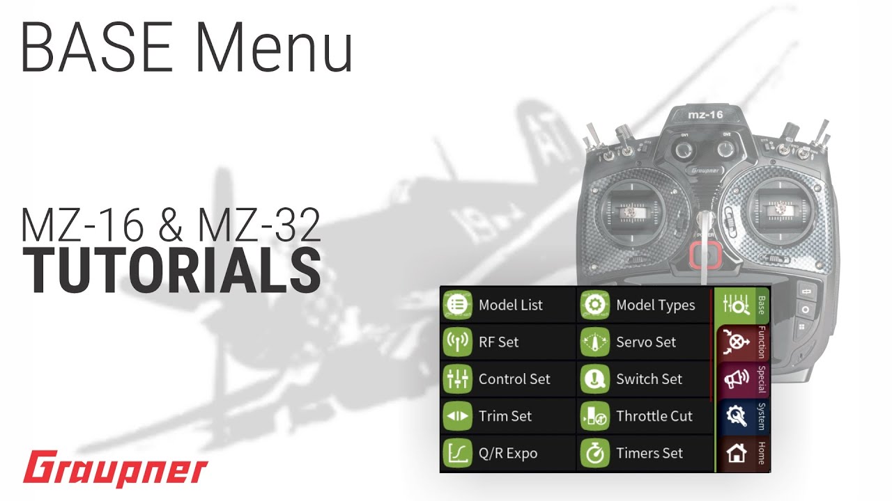 Tutorial - mz-16 and mz-32 Base Menu
