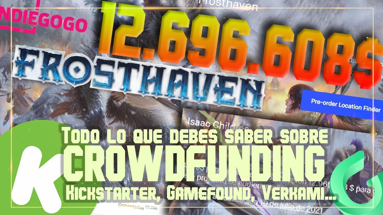Qué es y cómo funciona Kickstarter, Gamefound y otras plataformas de Crowdfunding y Micromecenazgo