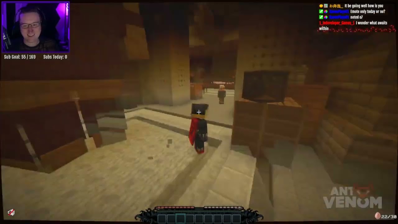 AntVenom Day 3 - DAY 3 ／ $100k TWITCH RIVALS ／ Minecraft House of Nightmares ／ !rivals !game1 !game
