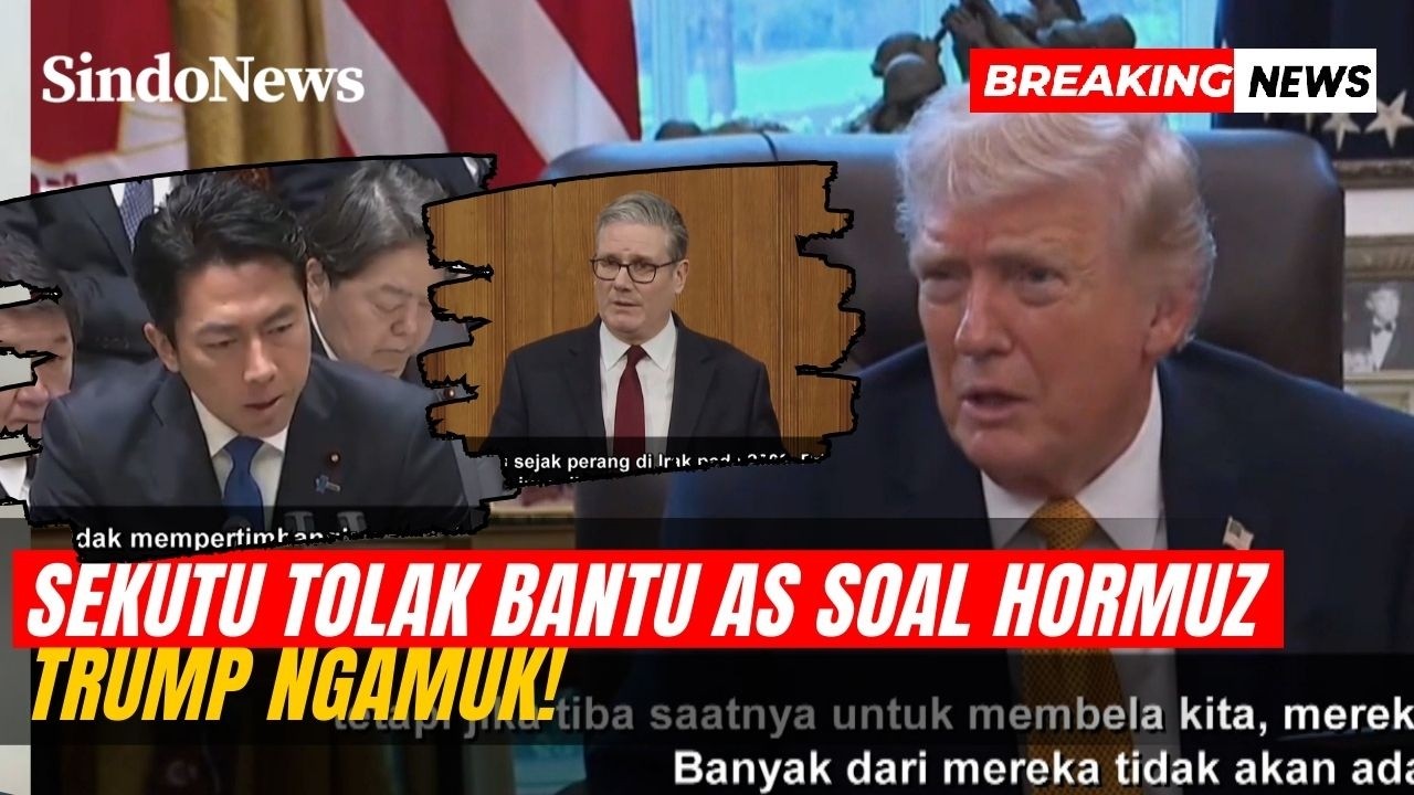Sekutu AS Menolak! Trump Bereaksi soal Pengamanan Selat Hormuz | Breaking News | 17/03