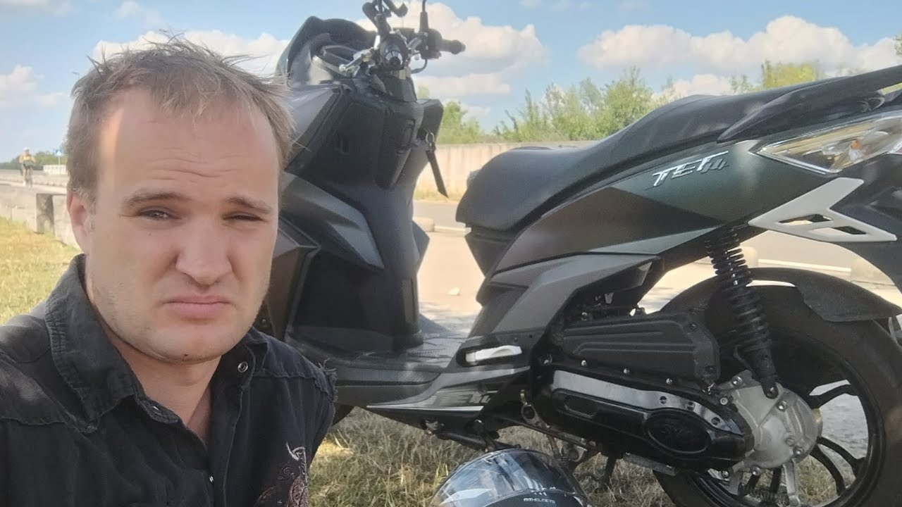 toeren met the brommer Sym Jet14 50cc