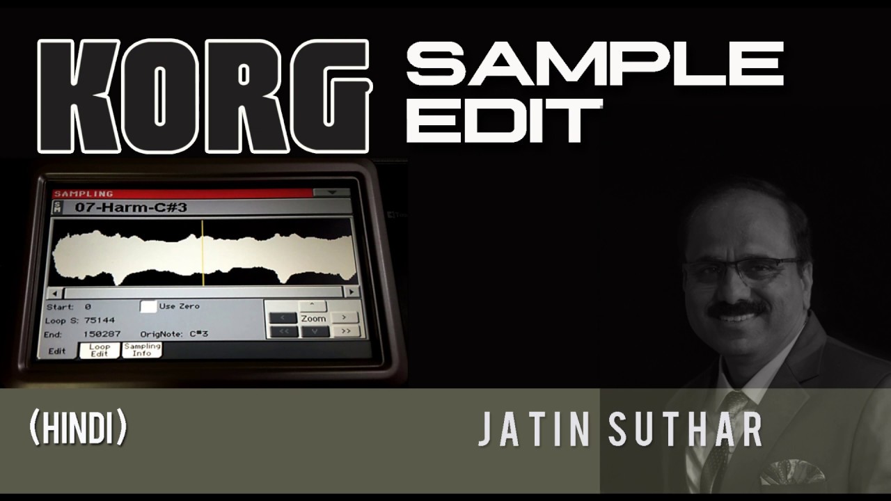Korg PA900 WAV Sample edit for Continue playing (Harmonium)