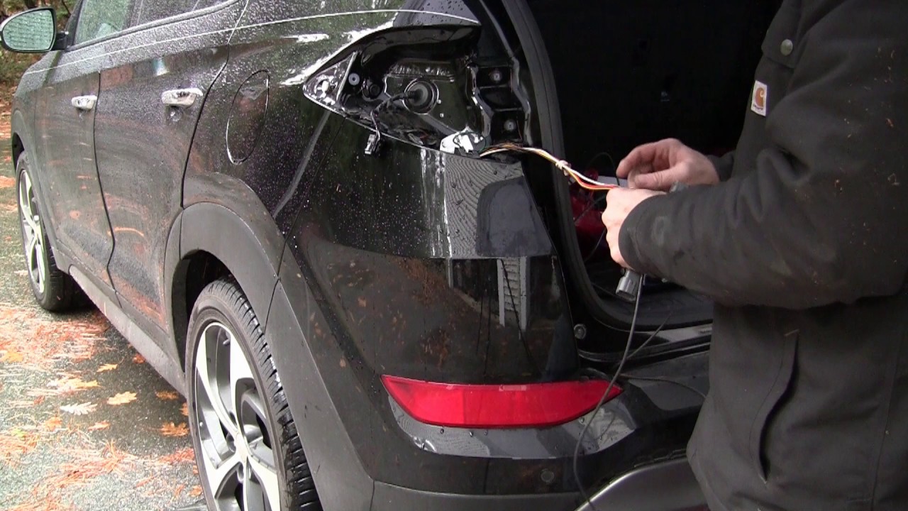 Trailer Hitch and wiring on an 2016 Hyundai Tucson
