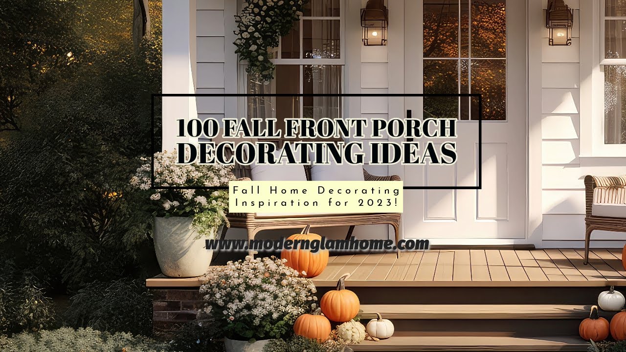 100 Beautiful Fall Decorating Ideas | Fall Home Decor Inspiration | Modern Glam Home