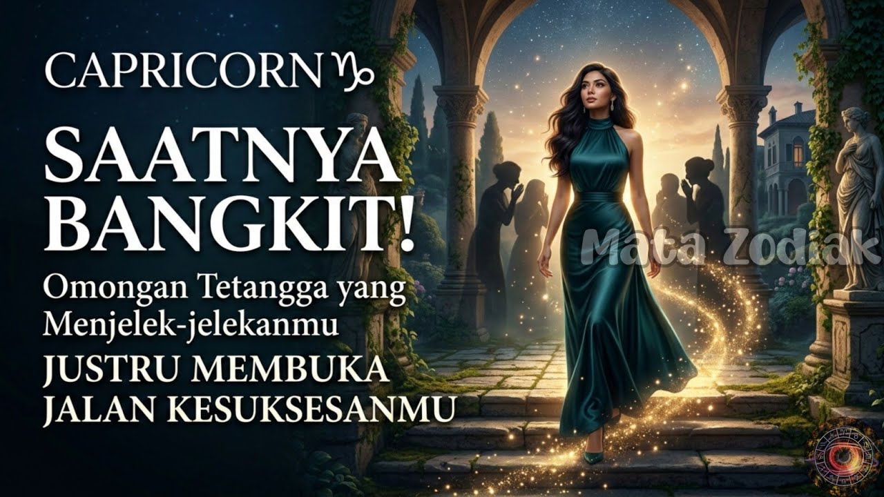 Capricorn♑ Saatnya Bangkit! Dari Omongan Tetanggamu Yang Menjelek-jelekanmu Hari Ini - Mata Zodiak