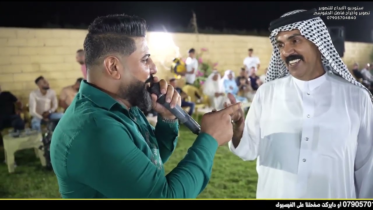 فصل الشيخ ابو خالد مع الفنان صاحب الحنجرة الذهبية  علي المنصور