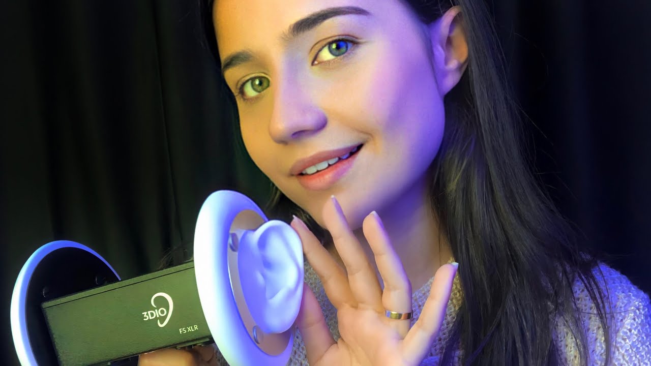 ASMR 3DIO CHEGOU ♡ SUSSURROS E UNBOXING PARA DORMIR E RELAXAR + TAPPING E MUITOS TRIGGERS P/ TINGLES