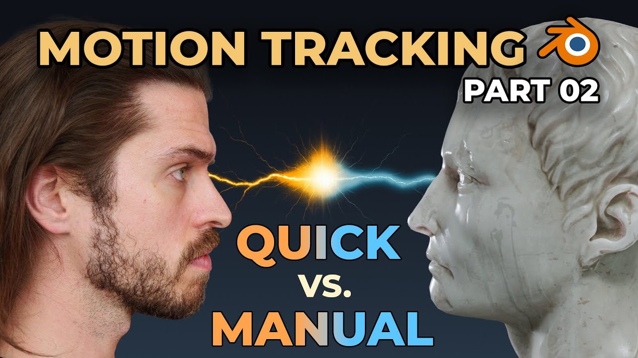 Blender Motion Tracking – Part 2: Quick & Manual Tracking + Scene Setup (Blender 4.0 / 5.0)