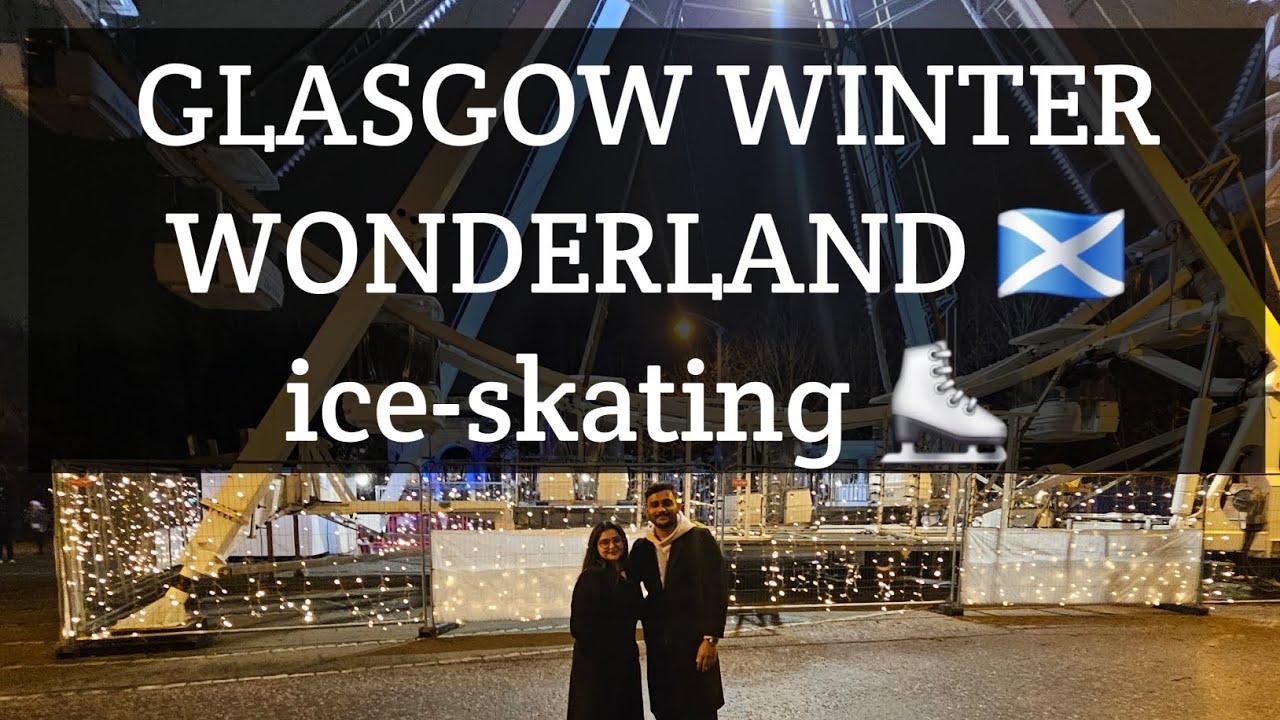 Winter Wonderland in Glasgow 🎄⛸️ | Christmas Market & Ice Skating Vlog ⛸️ #winterwonderland 