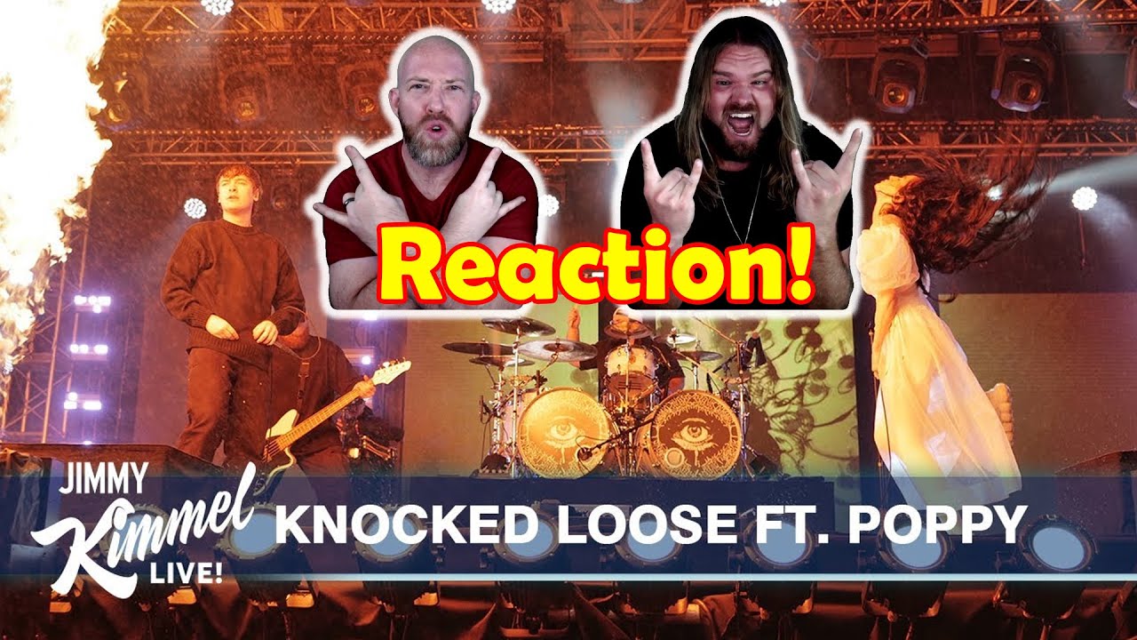Реакция музыкантов на выступление Knocked Loose с участием Poppy – Suffocate в прямом эфире на Дж...