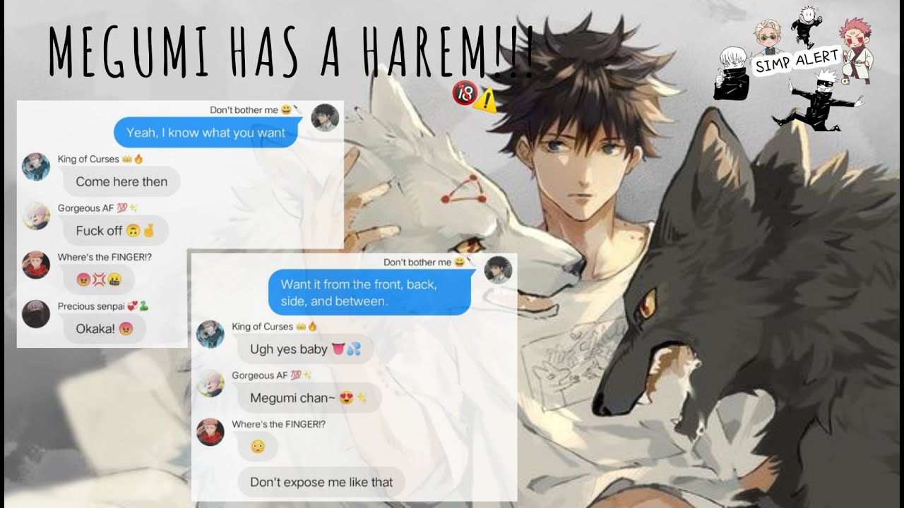 Jujutsu Kaisen text || Megumi lyrics prank [Lights down low]