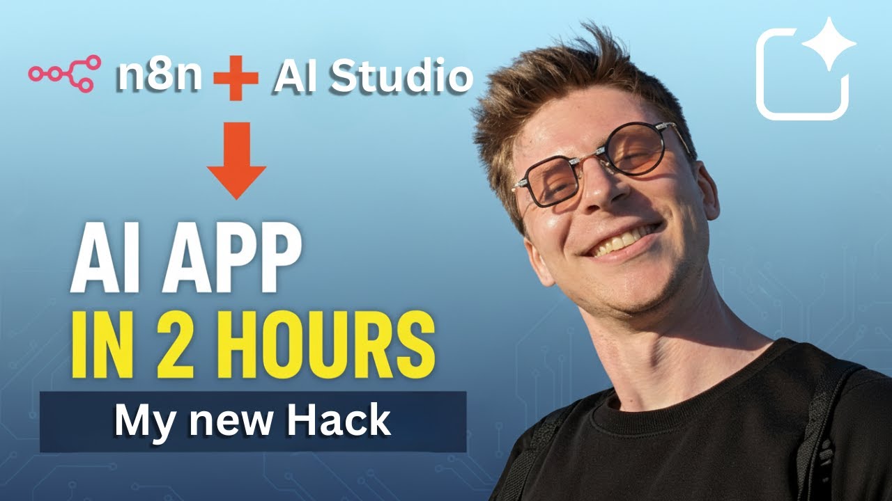 How I Built an AI YouTube Script App in 2 Hours (n8n + Google AI Studio)