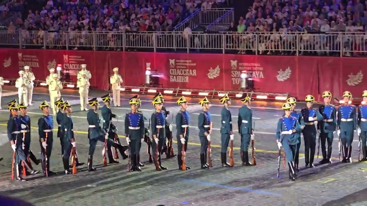Presidential Guard and Band of Russia, Spaskaya Military Music Festival, August 2024, Moscow