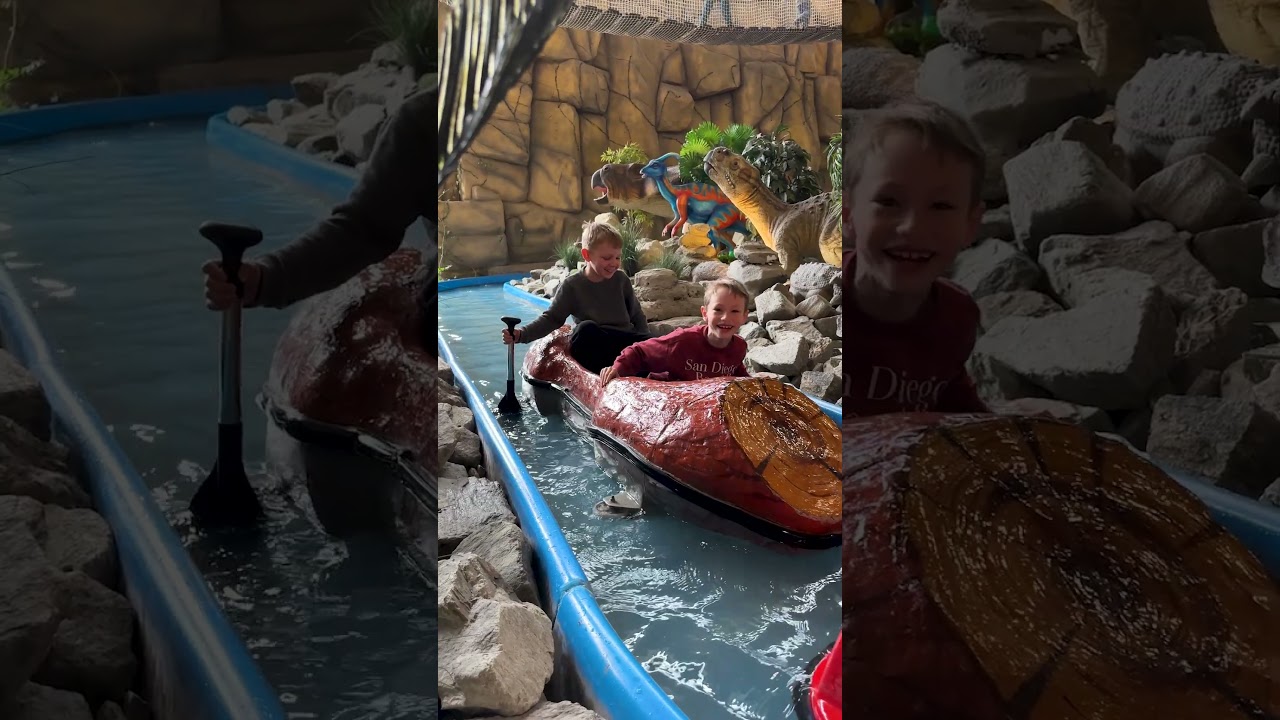 Wo Kinder spielen und Erwachsene entspannen &ndash; Top-Location Dino Park! 🦖 #dinopark #dinosaur