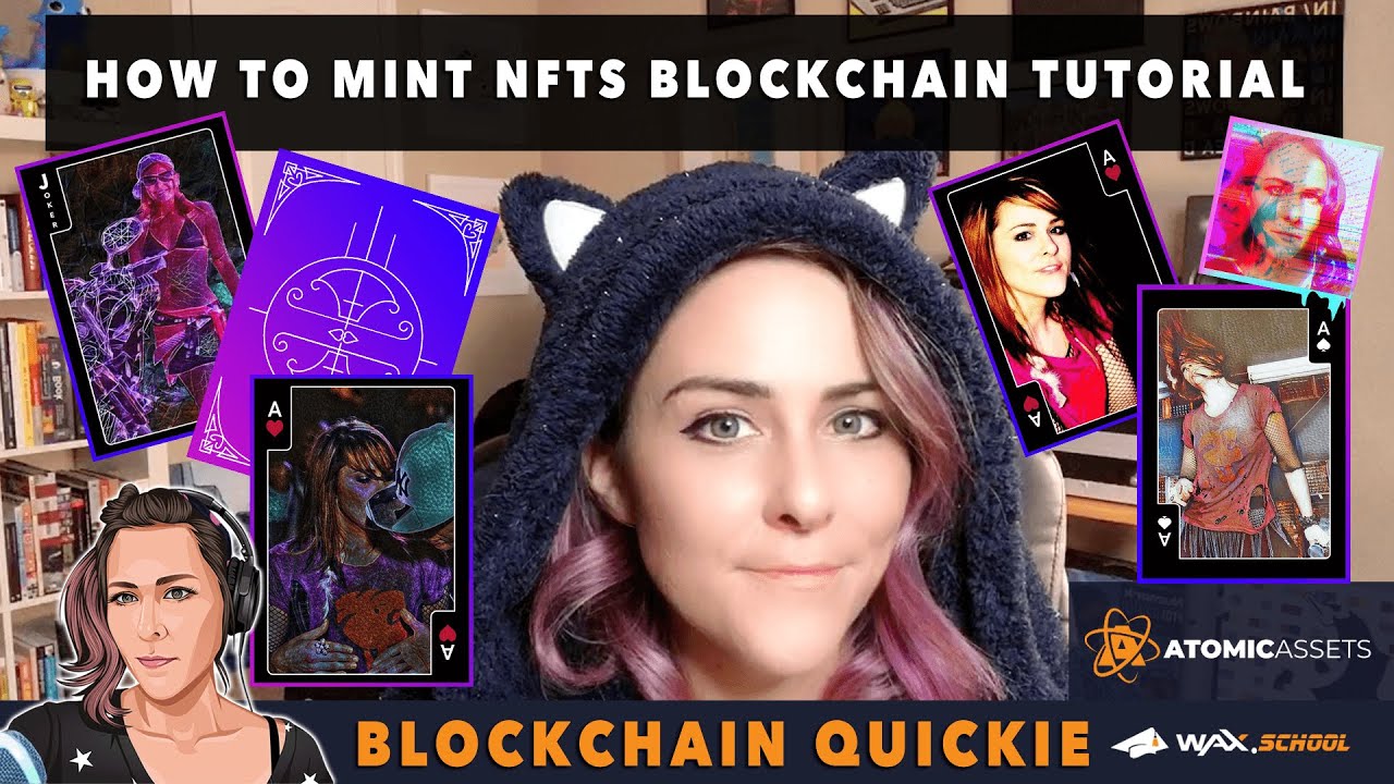 Blockchain Quickie: How to Mint NFTs & CryptoArt on a Blockchain | AtomicHub on WAXio & EOSio