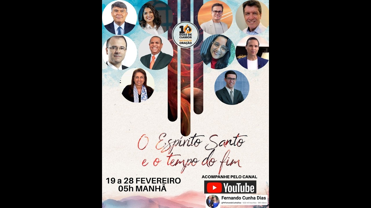 DIA 05 || DEZ DIAS DE ORAÇÃO & CLAMOR  || 23 FEVEREIRO   || 05h MANHÃ