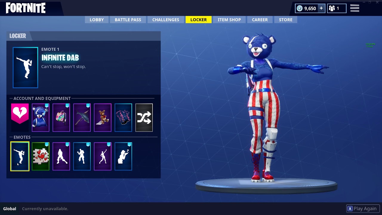 Infinite Dab - Fortnite Emote (1 hour)