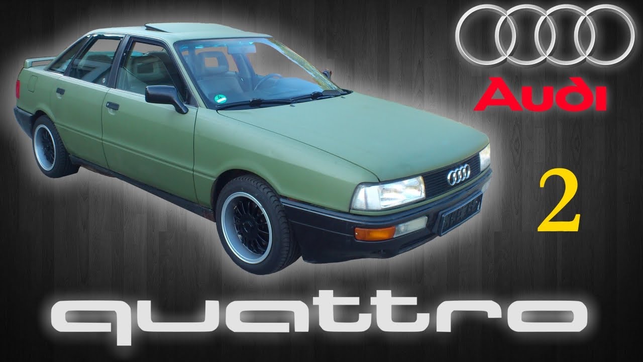 Audi 90 B3 Quattro 2.3L 10V 5-Zylinder im Schnee