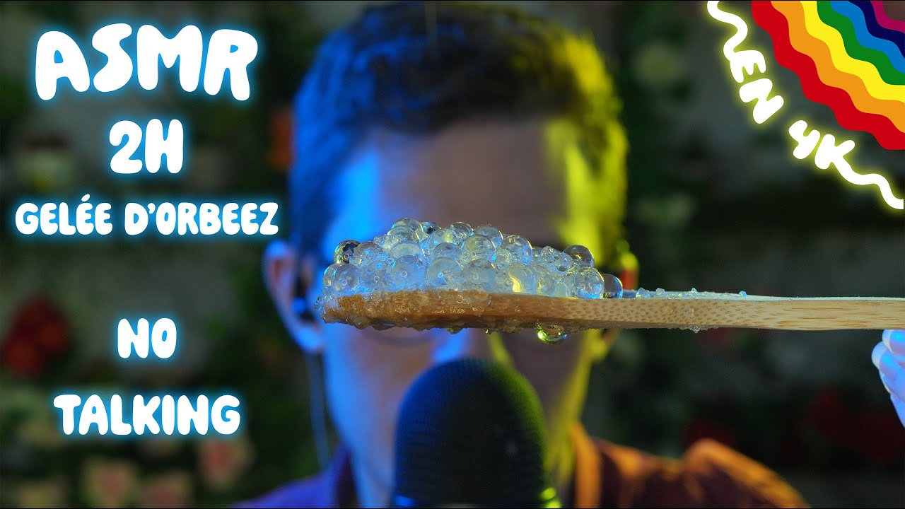 ASMR 4k | 2h de gelée d'orbeez qui te feront frissonner en NO TALKING !