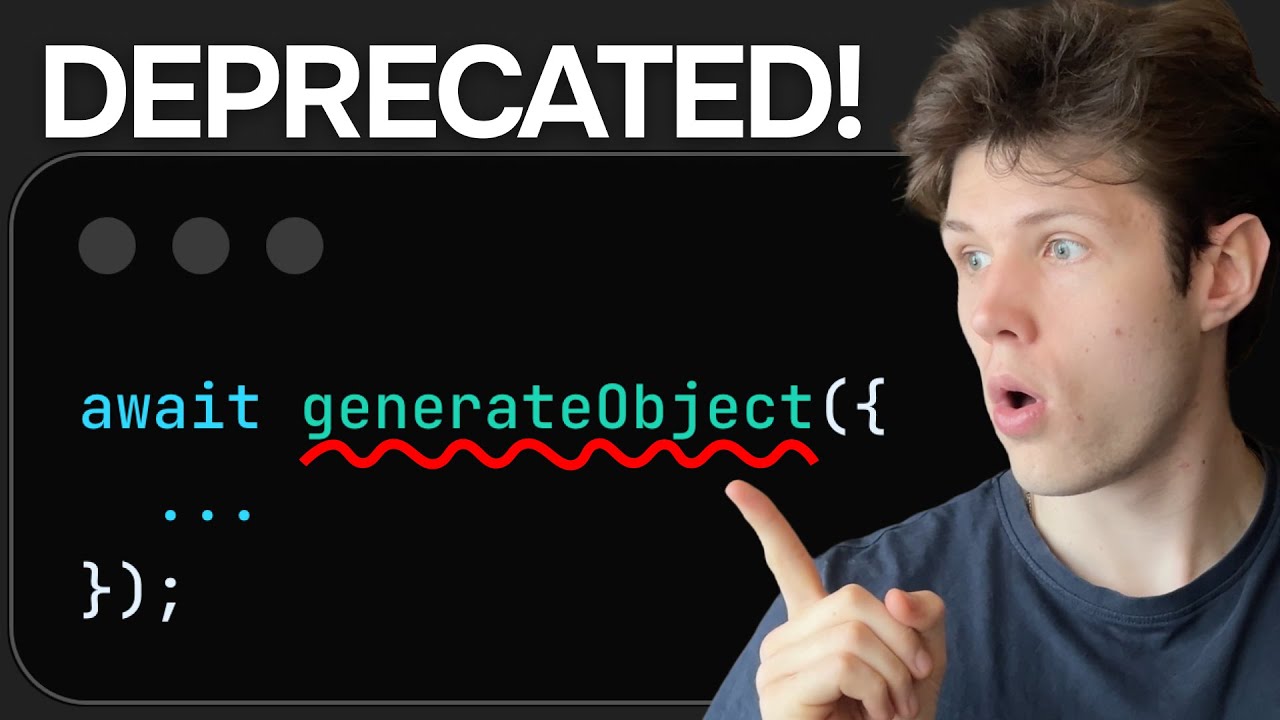 Функция generateObject устарела в AI SDK версии 6: вот что следует использовать вместо неё.
