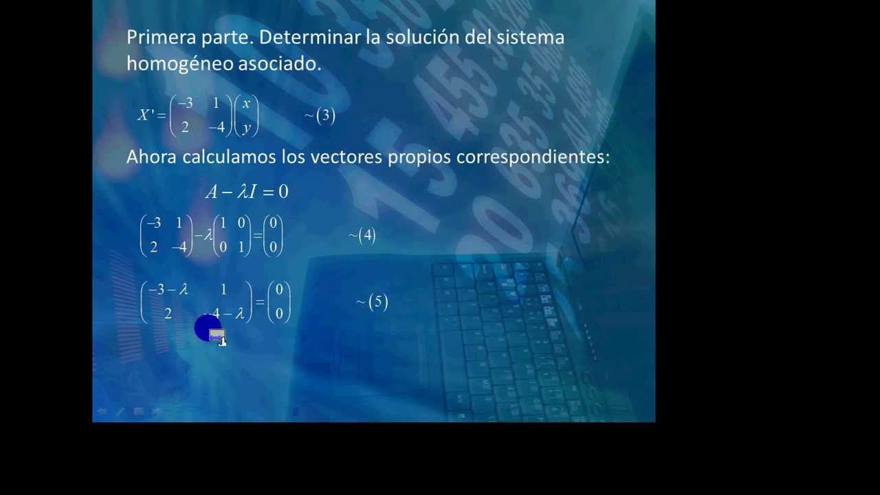 Solución de un Sistema de Ecuaciones Diferenciales por Variación de Parámetros