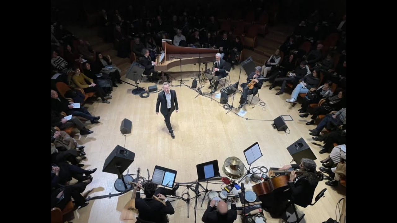 Vincenzo Capezzuto sings 'Si dolce è'l tormento' LIVE with Soqquadro Italiano ensemble ♥️