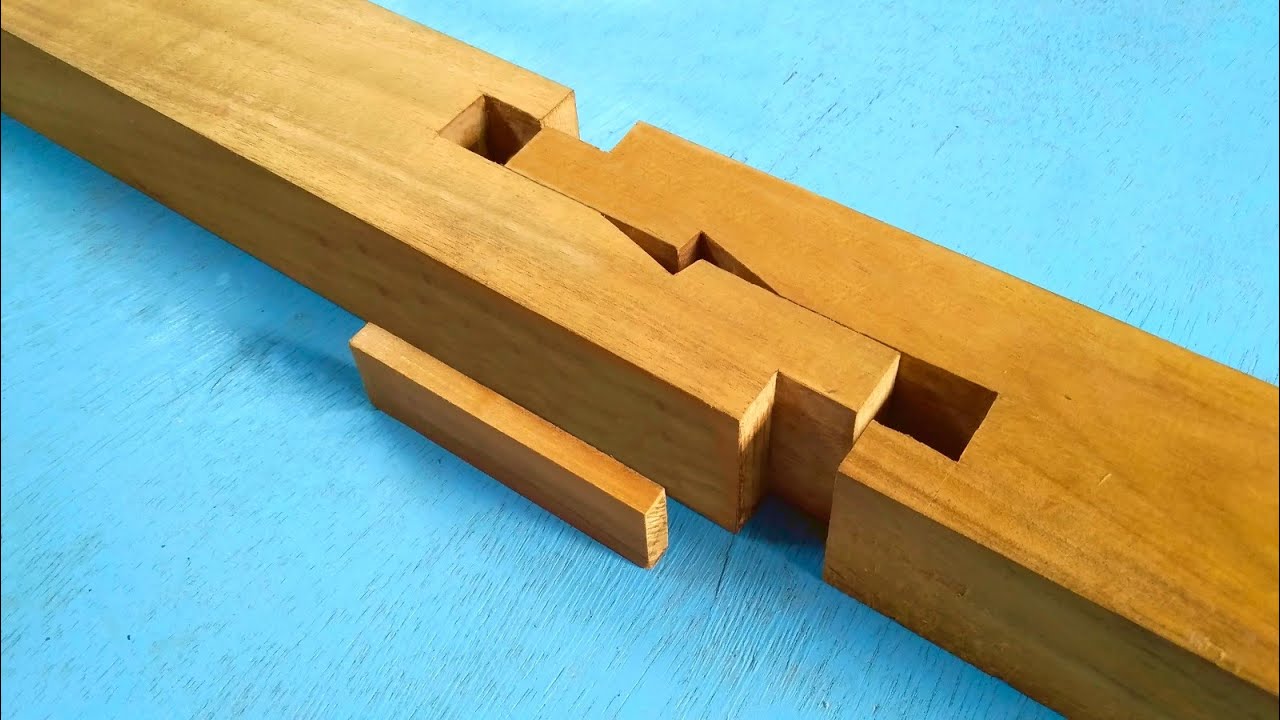 Умная работа по дереву, соединяющая дерево с помощью техники молнии