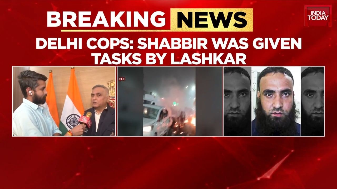 Delhi Blast Case: Lashkar Terror Handler Shabbir Arrested in Delhi, Was Raising New Module
