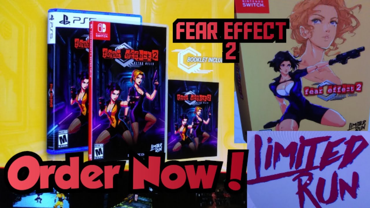 Fear Effect 2 (Limited run games) Physical. Order Now! (Nintendo switch) and (ps5)