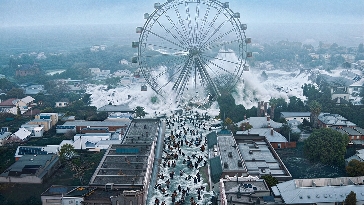 Люди выживают в ЗАТОПЛЕННОМ ГОРОДЕ, оказываясь в ЛОВУШКАХ и прячась от ГОЛОДНЫХ ХИЩНИКОВ [пересказ]