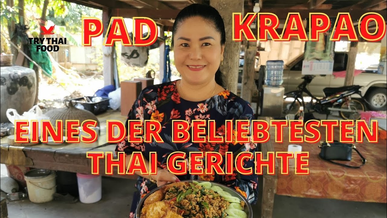 Pad Krapao Gai Kai Dao - REZEPT - ผัดกะเพราไก่ไข่ดาว