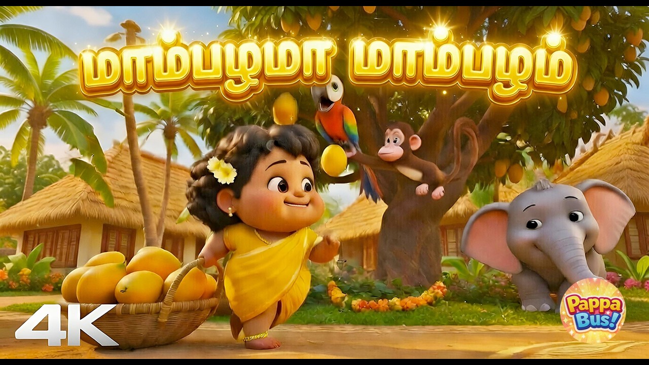 மாம்பழமாம் மாம்பழம் 🥭 | Funniest Mango Song for Kids | Baby Girl Comedy | Tamil Nursery Rhyme 