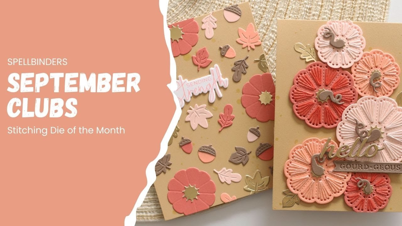 September Stitching Die of the Month | Spellbinders Clubs | Cardmaking
