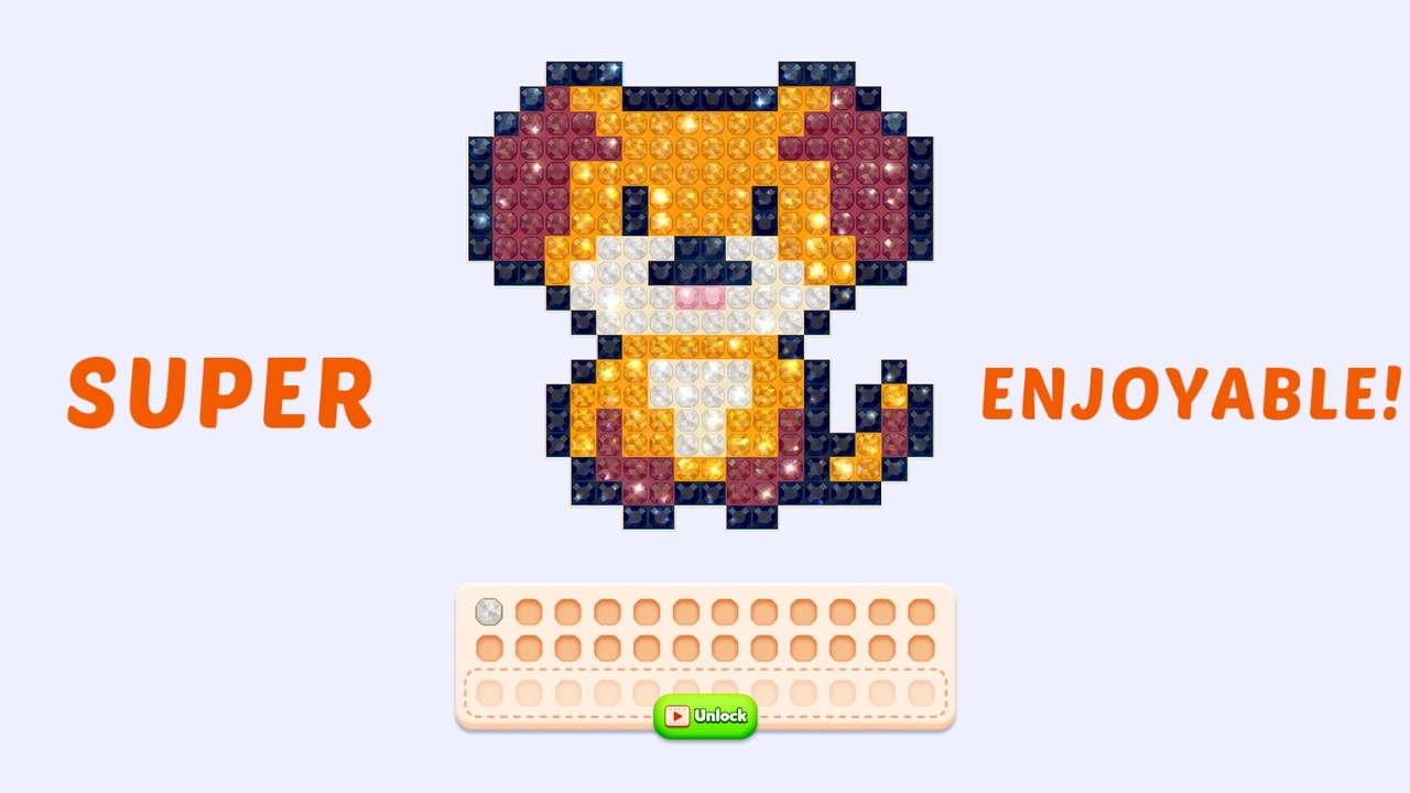 Jewel Coloring Gameplay | Relaxing Jewel Sort Puzzle for Seniors