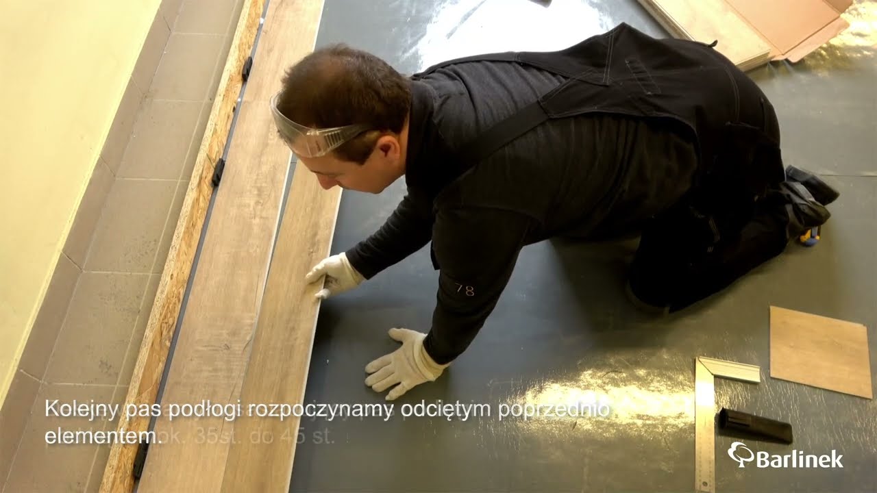 Układanie/montaż paneli winylowych lvt w systemie pływającym