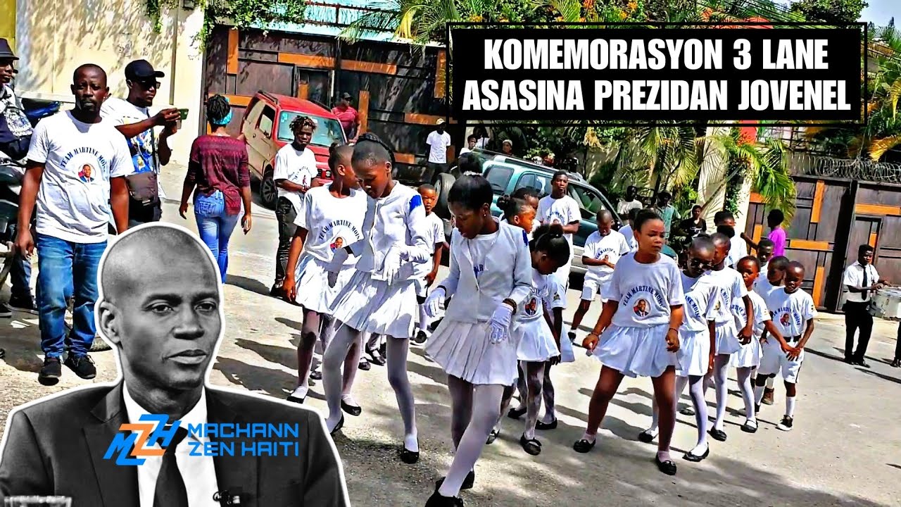 Aksyon sa fenk pase devan kay ansyen prezidan Jovenel Moïse Nan Pèleren 5